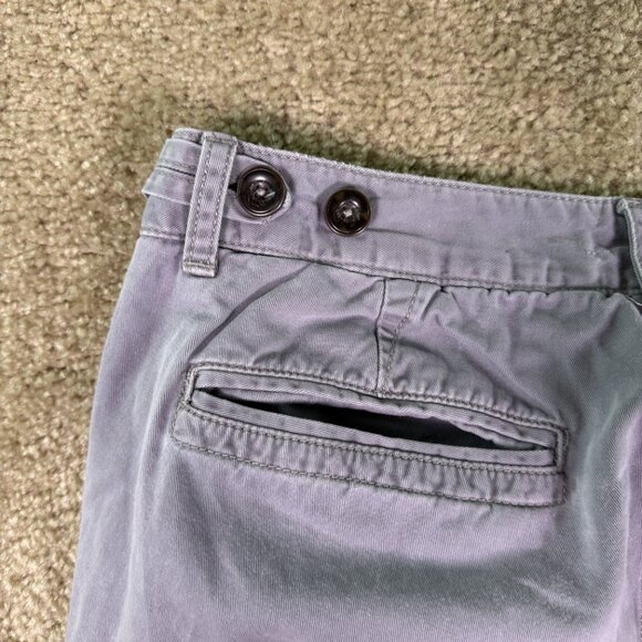 Eddie Bauer Womens Mercer Fit Gray Pants Slim Straight Sz 6 Mid Rise 32x30 E668 - Picture 9 of 14